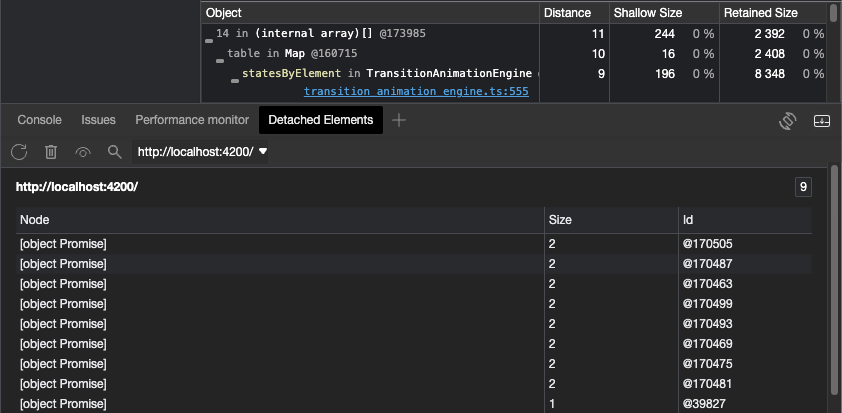 The Detached Nodes tool The Detached Nodes tool