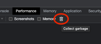 Trigger the GC manually Trigger the GC manually